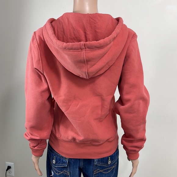 Champion Men’s Manorak Dusty Red Brick With Front Pouch Pocket Hoodie - Picture 11 of 16